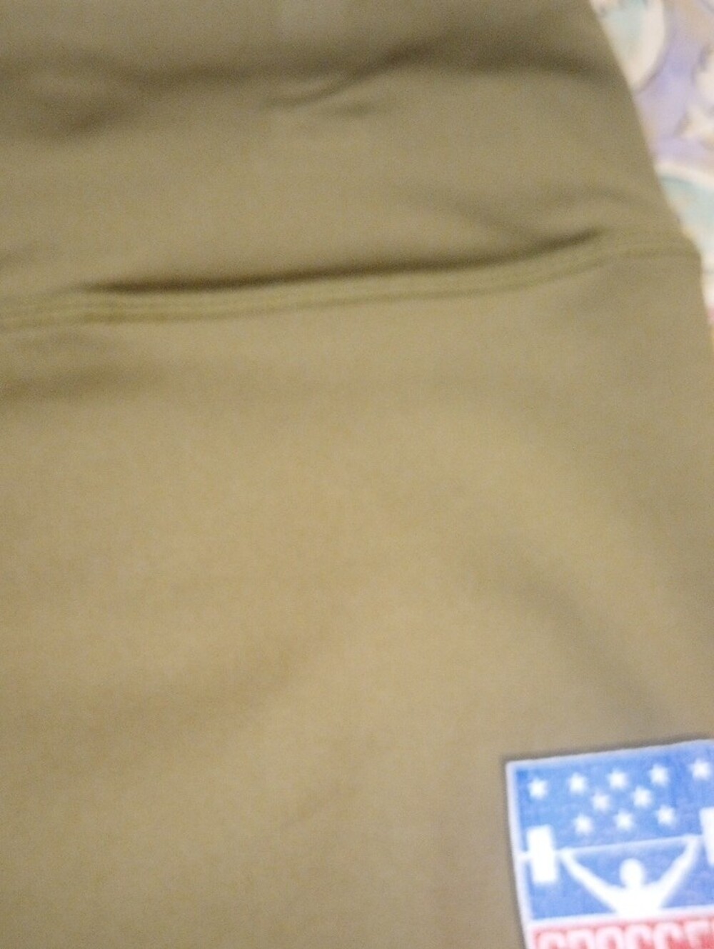 Athletic Shorty Shorts Olive Green - Picture 4 of 5